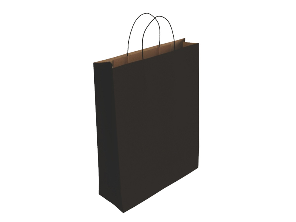 Bolsa Papel Kraft Negra M