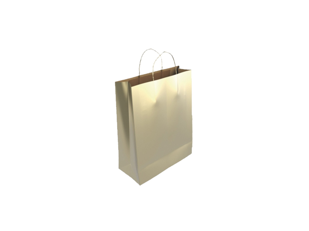 Bolsa Papel Kraft Oro Xs