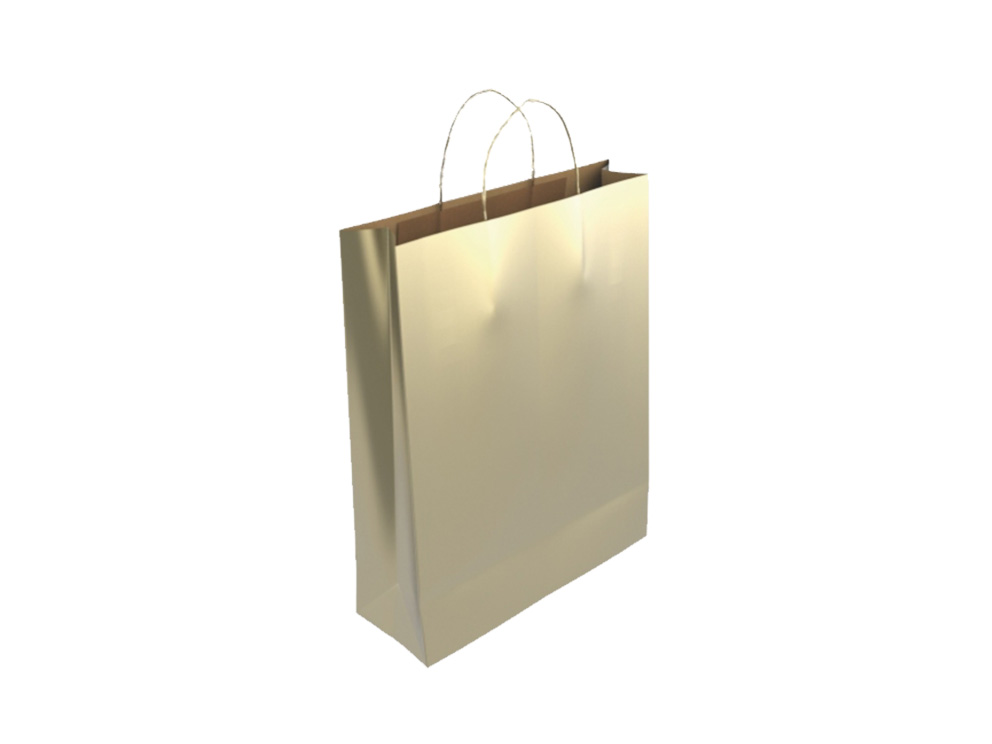 Bolsa Papel Kraft Oro S