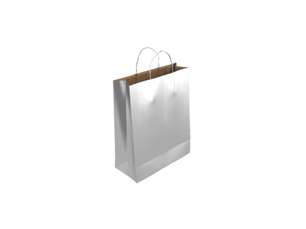 Bolsa Papel Kraft Plata Xs