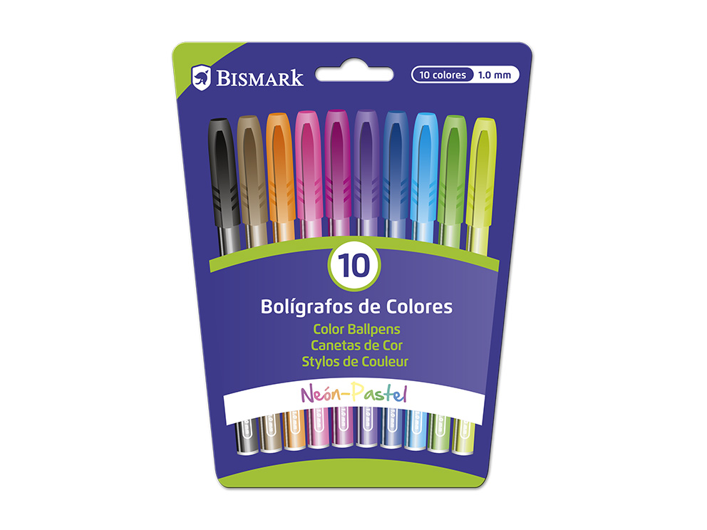 Boligrafos Neon-Pastel 12 colores