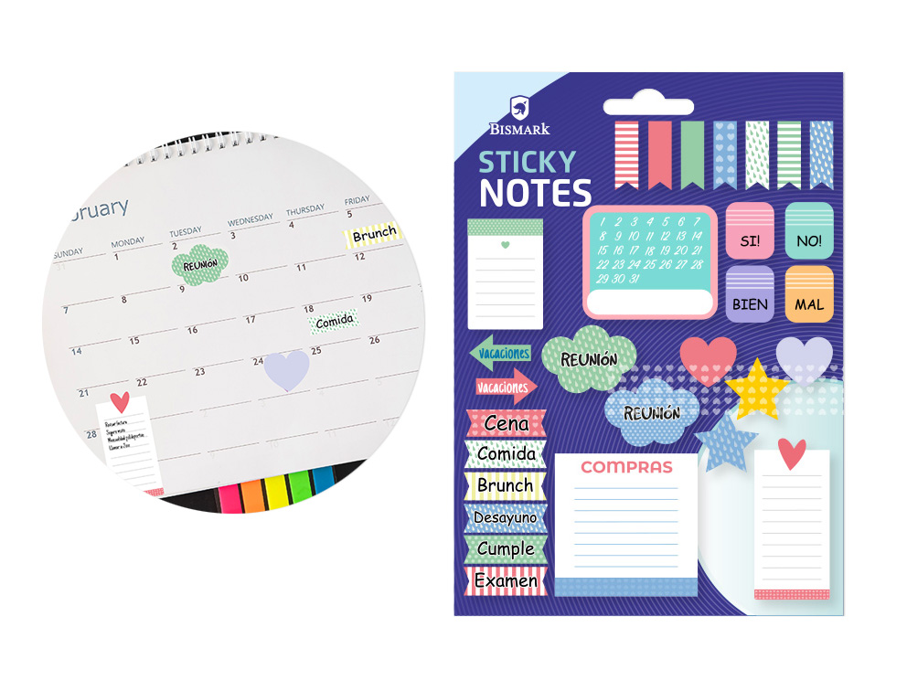 Sticky Planner Notas Adhesivas Colores