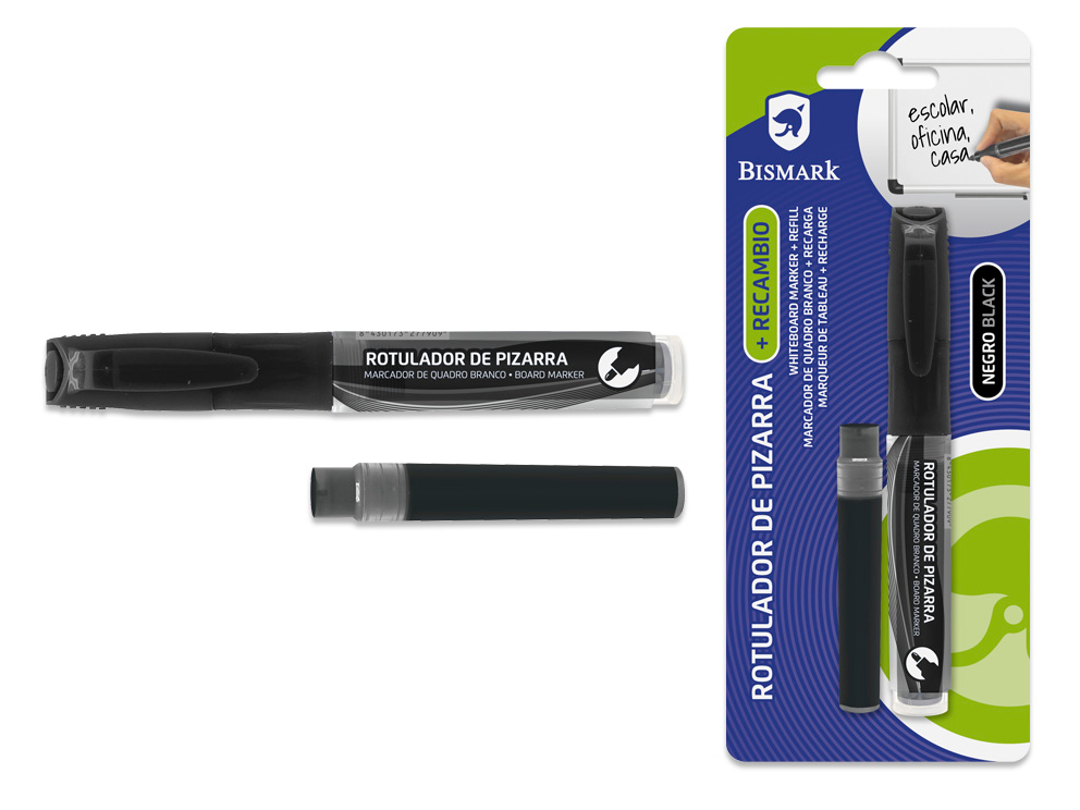 Rotulador Bismark Pizarra Con Recambio Blister