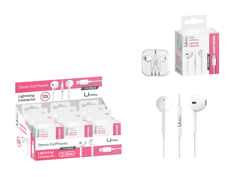 AURICULARES CABLE CONECTOR LIGHTNING