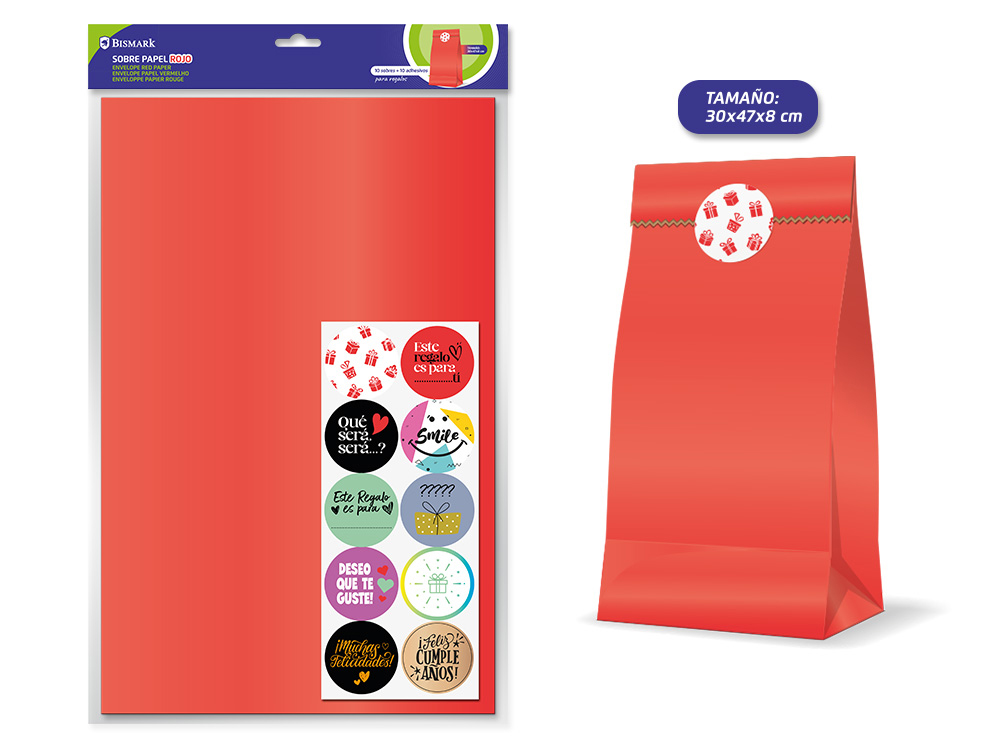 Sobres PACK 10 UND KRAFT