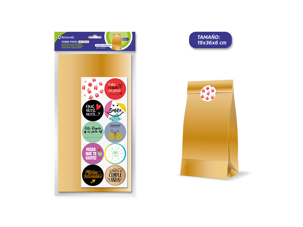 Sobres PACK 10 UND KRAFT