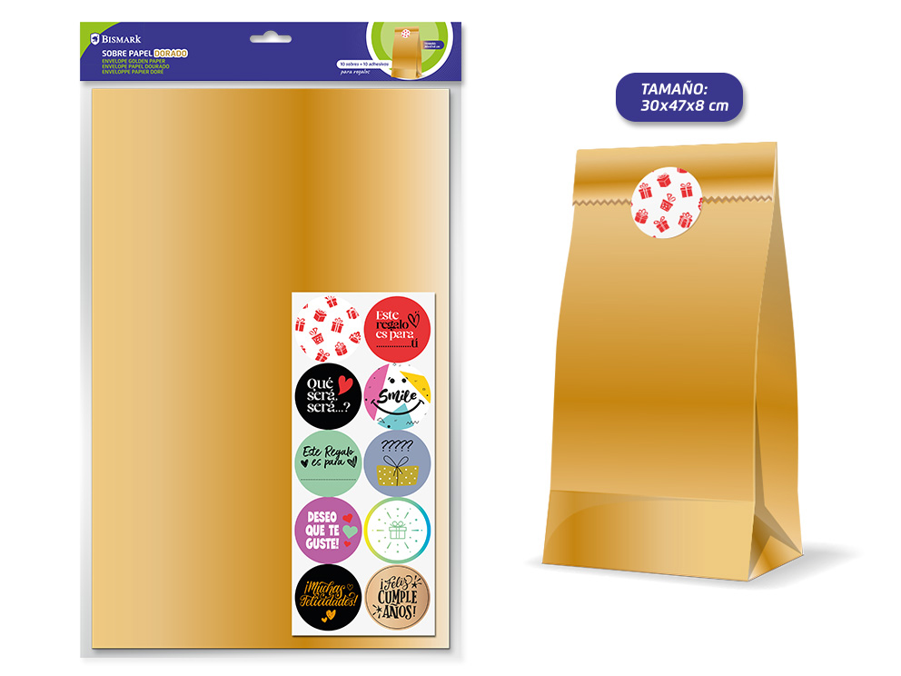 Sobres PACK 10 UND KRAFT