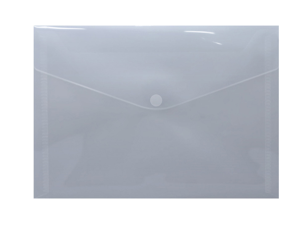 PP Sobre Portad. C/ Velcro A4 Ingraf Office Transparente