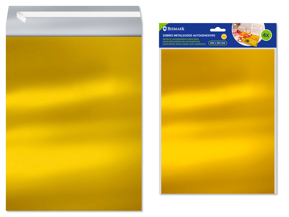 Sobre autoadhesivo Pack 4 uds