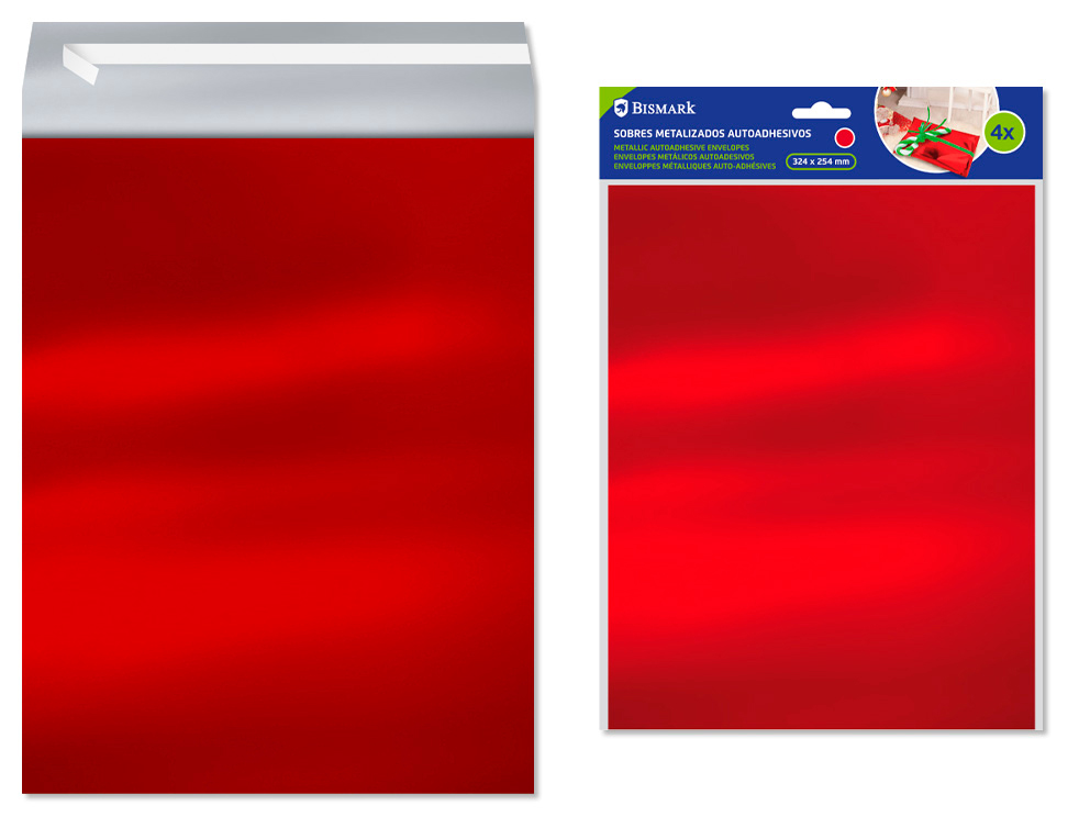 Sobre autoadhesivo Pack 4 uds
